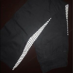 Empyre Recoil Checkered Tape Black Jeans